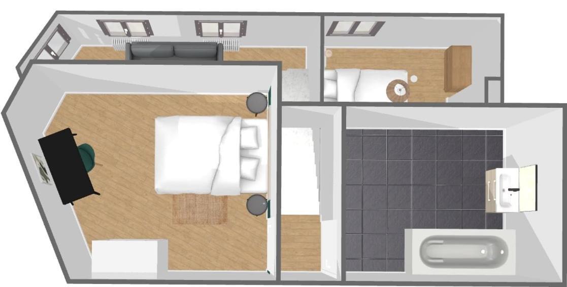 Duplex 2 Bedrooms 2 Bath ลีลล์ ภายนอก รูปภาพ